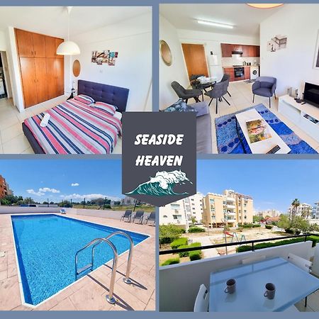 Seaside Heaven Apartment With Pool Larnaca Exteriör bild